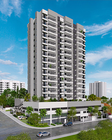 Tailor Made Bosque Maia | Apartamentos de 86 & 70 m² | 3 ou 2 dormitórios, 2 ou 1 suíte | Varanda Gourmet | 2 Vagas de garagem livres | Torre Única