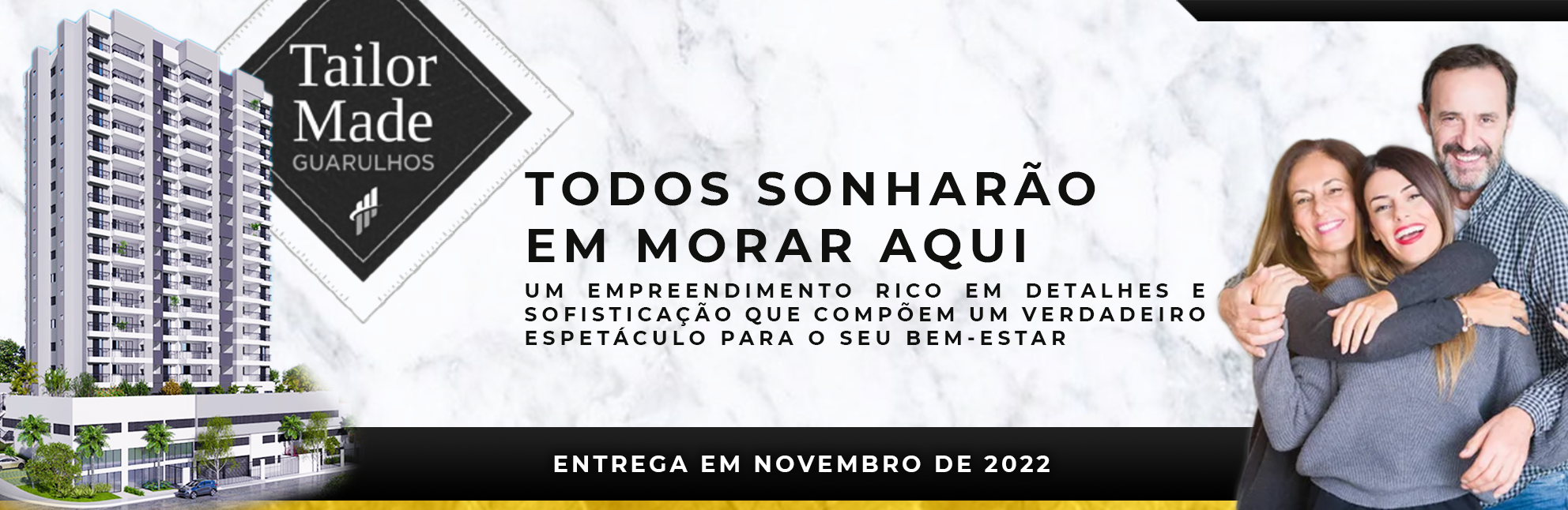 Tailor Made Bosque Maia | Apartamentos de 86 & 70 m² | 3 ou 2 Dorms | 1 Suíte | Varanda Gourmet | 2 Vagas de Garagem Livre | Lazer Completo